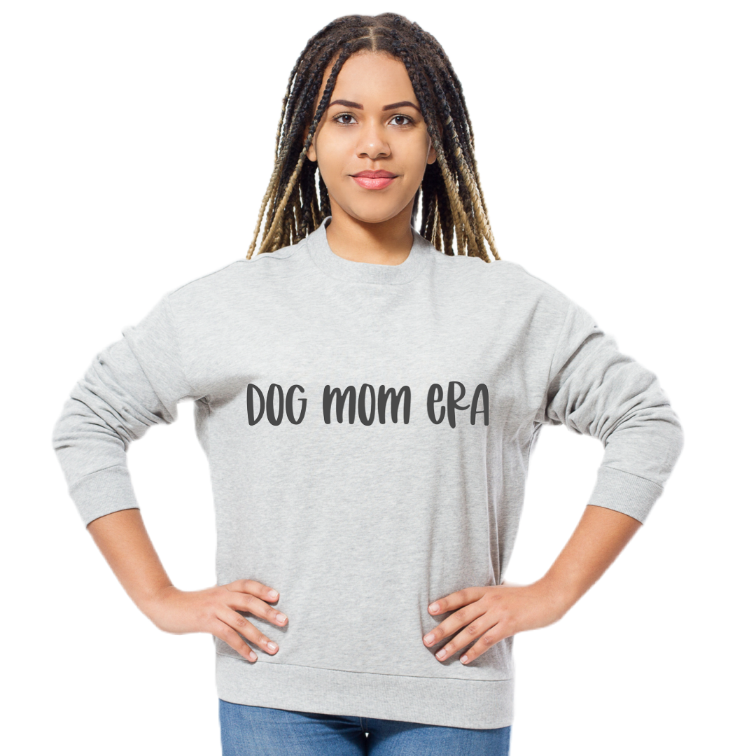 Cozy 'Dog Mom Era' Fleece Sweatshirt Sweater - Unique Pet Lover Fashion